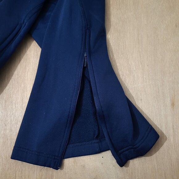 Vintage Nike Blue Sweatpants Size XL Men Nike Silver Tag Swoosh Logo Zip Bottom - Picture 4 of 11